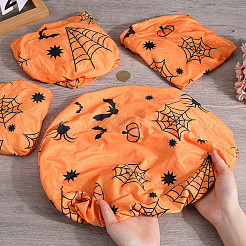 ハロウィーン ポリエステル チェアカバー  カボチャ  360~460x360~460x38~60mm&nbsp;AJEW-WH20005-15A