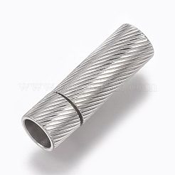 変色しにくい304ステンレススチール製バヨネット留め具  ステンレス鋼色  30x9mm  穴：7mm&nbsp;STAS-O114-042A-P