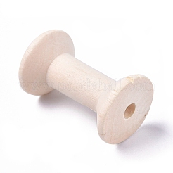 訳あり商品  ウッドビーズ  バレル  貝殻色  9~48x10~56x10~56mm  穴：2.7~44.5mm&nbsp;WOOD-XCP0001-12