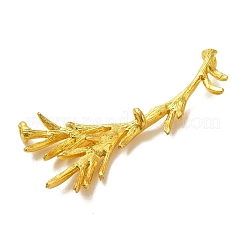 ラックメッキ合金ブランチシャンデリアコンポーネントリンク  カドミウムフリー＆鉛フリー  ゴールドカラー  43.5x22x5mm  穴：1.6mm&nbsp;FIND-C063-06G