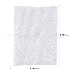 プラスチックバブルアウトバッグ  バブルクッションラップポーチ  郵送および梱包用  透明  10x8cm&nbsp;X-ABAG-R017-8x10-01