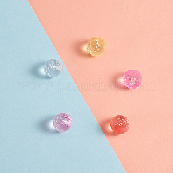 手作りランプワークビーズ  ハーフ穴  苺  ミックスカラー  15x13mm  穴：1mm  5色  10個/カラー  50個/箱&nbsp;LAMP-CJ0001-12