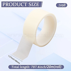 20m透明PPプラスチックマスキングテープ  オフィス文具テープ  透明  40mm&nbsp;AJEW-WH20054-368B