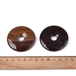 天然インディアンアゲートの大きなペンダント  ドーナツ/円盤チャーム  49~50.5x6.5~8mm  穴：9~11mm&nbsp;G-T144-43E