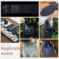 刺繍ツールセット  アクリル描画線テンプレートを含む  ポリコットン刺繍糸  ゴム製の使い捨て指サック  鉄製の毛糸針と指ぬきリング  ミックスカラー  119.5x119.5x2.5~3mm  4個/セット  1セット&nbsp;EMBR-BC0001-05