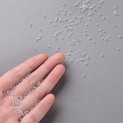 クリア11/0 FGBグレードAラウンド透明ガラスシードビーズ  2x1.5mm  穴：0.8mm  約3300個/50g&nbsp;X-SEED-Q006-F04