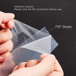 FEPフィルムシート  uv 3dプリンター用  プラスチックスクレーパーツールとゴム手袋付き  ミックスカラー  20x14x0.015cm  5シート&nbsp;AJEW-GA0002-23