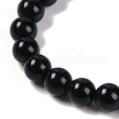 オペークガラスビーズ連売り  模造ヒスイビーズ  染め  ラウンド  8mm  穴：1.2mm  約49個/連  14.76''（37.5センチメートル）&nbsp;G-A234-A01-02