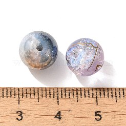 混合スタイルのガラスビーズ  ラウンド  ミックスカラー  8~10mm&nbsp;X1-GLAA-XCP0012-02I