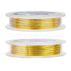 ラウンドクラフト銅線  ゴールドカラー  0.6mm  22ゲージ&nbsp;CWIR-BC0001-0.6mm-G
