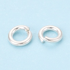 925スターリングシルバーオープンタイプ丸カン  ラウンド  銀  7x1.5mm  内径：4mm&nbsp;STER-N017-30E-S