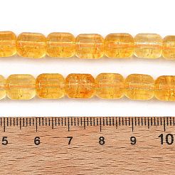 透明ガラスビーズ連売り  ファセットバレル  ミックスカラー  9x7.5x8mm  穴：1.2mm  約40個/連  14.37''（36.5センチメートル）&nbsp;GL-A001-01A