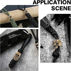3個3スタイル真鍮ビーズ  スカル  生（メッキなし）  12~25x11~22.5x14~17mm  1個/スタイル&nbsp;KK-FG0001-10