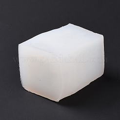 クリスマスのテーマDIYハウスキャンドルシリコーン型  香りのよいキャンドル作りに  ホワイト  68x55x50mm  内径：32x33mm&nbsp;DIY-G049-02