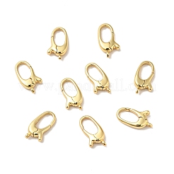 真鍮カニカン  カドミウムフリー＆ニッケルフリー＆鉛フリー  18KGP本金メッキ  13.5x8x3mm  穴：1mm&nbsp;KK-J301-03G