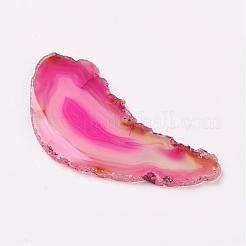 ナチュラルスライス瑪瑙キャビネット  ナゲット  染め  ミックスカラー  48~80x30~65x3~4mm&nbsp;G-K190-01