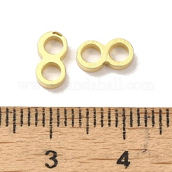 真鍮製フレームコネクター  コネクタ番号8  24KGP本金メッキ  4x8x1.8mm  内径：2.8mm&nbsp;FIND-Z039-17G