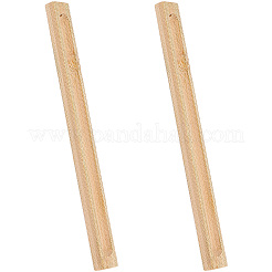 竹製香炉2個  ホームオフィス茶屋禅仏教用品  長方形  モカシン  230x19.5x10mm&nbsp;AJEW-CN0006-25