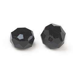 ガラスビーズ  多面カット  ロンデル  ミックスカラー  8x5mm  穴：1.7mm&nbsp;RGLA-L024-G-M