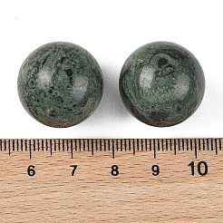 天然カンババジャスパー球ビーズ  スムーズなラウンド  穴なし/ドリルなし  20mm&nbsp;GG-D003-A20