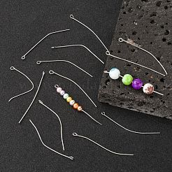 アイアン製9ピン  カドミウムフリー＆ニッケルフリー＆鉛フリー  プラチナ  50x0.7mm  穴：2mm  約5000個/1000g&nbsp;EP5.0cm-NF