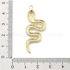 蛇の形をした合金のラインストーンペンダント  ヘビ  43x17x4.4mm  穴：2mm&nbsp;PALLOY-Q030-01A