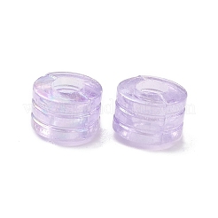 プラスチックビーズ  ABSカラーメッキコラム  ミックスカラー  8.5x6mm  穴：3.7mm  約1800個/500g&nbsp;KY-C013-07