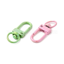 スプレー塗装合金スイベルクラスプ  ミックスカラー  33.5x12x6mm  穴：10mm&nbsp;PALLOY-H131-11