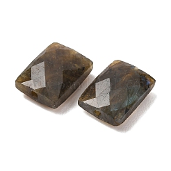 天然石ラブラドライトビーズ  長方形  多面カット  14~14.5x10~10.5x5.5~6mm  穴：1.2~1.4mm&nbsp;GG-C001-01B