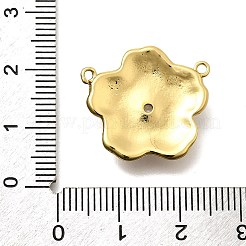 真鍮マイクロパヴェクリアキュービックジルコニアペンダント  花  エナメル  ラックめっき  カドミウムフリー＆鉛フリー  長持ちメッキ  ホワイト  19.5x21.5x5mm  穴：1.2mm&nbsp;KK-S508-52G-02