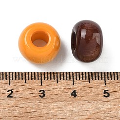 オペークアクリルヨーロピアンビーズ  大穴ビーズ  ロンデル  ミックスカラー  13.5x8.5mm  穴：5.5mm&nbsp;MACR-L016-05