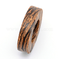 未完成のボコテリングブランク  インレイリングジュエリー作成用  サドルブラウン  28x7mm  内径：14mm&nbsp;WOOD-WH0107-30B-02