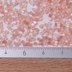 MIYUKIデリカビーズ  シリンダー  日本製シードビーズ  11/0  (db0825) サーモンシルクサテン  1.3x1.6mm  穴：0.8mm  約10000個/袋  50 G /袋&nbsp;SEED-X0054-DB0825