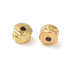 304ステンレススチールビーズ  花  イオンプレーティング（ip）  18KGP本金メッキ  5x3mm  穴：1.4mm&nbsp;STAS-D204-33G