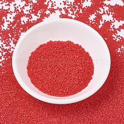 MIYUKIデリカビーズ  シリンダー  日本製シードビーズ  11/0  （db0727)不透明な朱色の赤  1.3x1.6mm  穴：0.8mm  約10000個/袋  50 G /袋&nbsp;SEED-X0054-DB0727