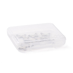 304ステンレススチールチャーム  蝶  ステンレス鋼色  14x9x1.1mm  10個/箱&nbsp;STAS-UN0011-19P