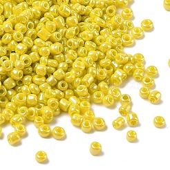 ガラスシードビーズ  ラウンド  きいろ  2~4mm  穴：0.8~1.2mm  20 G /袋  25袋/セット  500 G /セッティング&nbsp;GLAA-XCP0001-72B