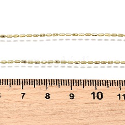 1mm 真鍮コラムリンクチェーンネックレス  鉛フリー＆カドミウムフリー  長持ちメッキ  ラックめっき  18KGP本金メッキ  17.44インチ（44.3cm）&nbsp;NJEW-M108-14G