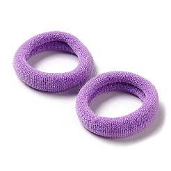ナイロン弾性ヘアタイ  ヘアアクセサリー女性女の子ポニーテールホルダー  ミックスカラー  6mm  内径：19mm&nbsp;OHAR-D010-01C