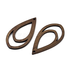 ウォールナットウッドペンダント  ティアドロップ  ココナッツブラウン  49x26.5x2.5mm  穴：2mm&nbsp;WOOD-A025-04F