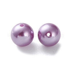 プラスチックパール調ビーズ  ラウンド  古いレース  8x7.5mm  穴：1.2mm&nbsp;FIND-M059-01C-03