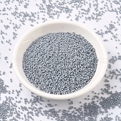 MIYUKIデリカビーズ  シリンダー  日本製シードビーズ  11/0  （db1589)マット不透明ゴーストグレー  1.3x1.6mm  穴：0.8mm  約10000個/袋  50 G /袋&nbsp;SEED-X0054-DB1589