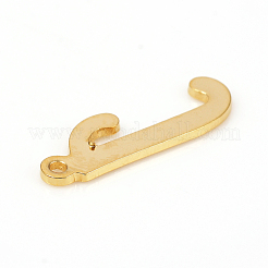 ステンレスペンダント201個  レーザー切断  文字L  ゴールドカラー  文字.j：16.5x5x1.2mm  穴：1mm&nbsp;STAS-L244-04J-G