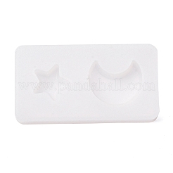 ペンダントシリコンモールド  ジェッソ樹脂鋳造金型  ホワイト  混合図形  80x43x11mm&nbsp;X1-AJEW-S041-02A