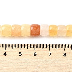 天然石トパーズ翡翠ビーズ連売り  バレル  8x6mm  穴：1mm  約66個/連  15.39''（39.1センチメートル）&nbsp;G-U023-B02-04