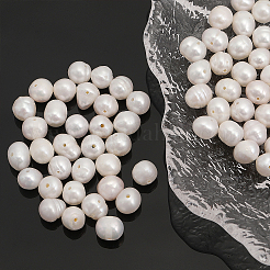 1 連売り天然養殖淡水真珠ビーズ 連売り  ポテト  ビスク  2.5~3x3.5~4.5x3~4mm  穴：0.5mm  約119~124個/連  13.78~13.90インチ（35~35.3cm）&nbsp;PEAR-CA0001-15A