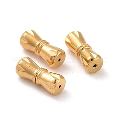 イオンプレーティング（IP）304ステンレススチール製ネジ留め  コラム  ゴールドカラー  11.5x5mm  穴：0.7~1mm&nbsp;STAS-L135-05G