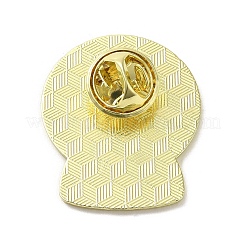 クリスマステーマのエナメルピン  バックパックの服のための黄金の合金のブローチ  ツリー  30x24.5x1.5mm&nbsp;JEWB-H021-12D