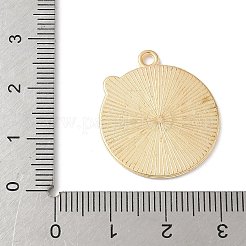 合金エナメルチャーム  ゴールドカラー  スポーツ  テニスでフラットラウンド  カラフル  25.5x22.5x1.5mm  穴：1.8mm&nbsp;FIND-H047-04G-01