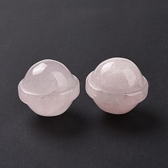 天然石ローズクォーツディスプレイパーツ  宝石の置物  惑星  20x18mm&nbsp;G-G861-01Y